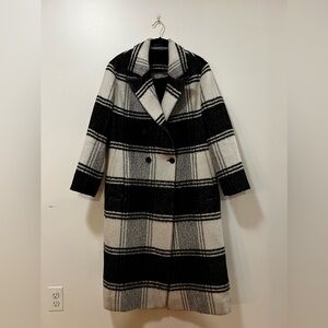 All Saints Lottie Check Coat